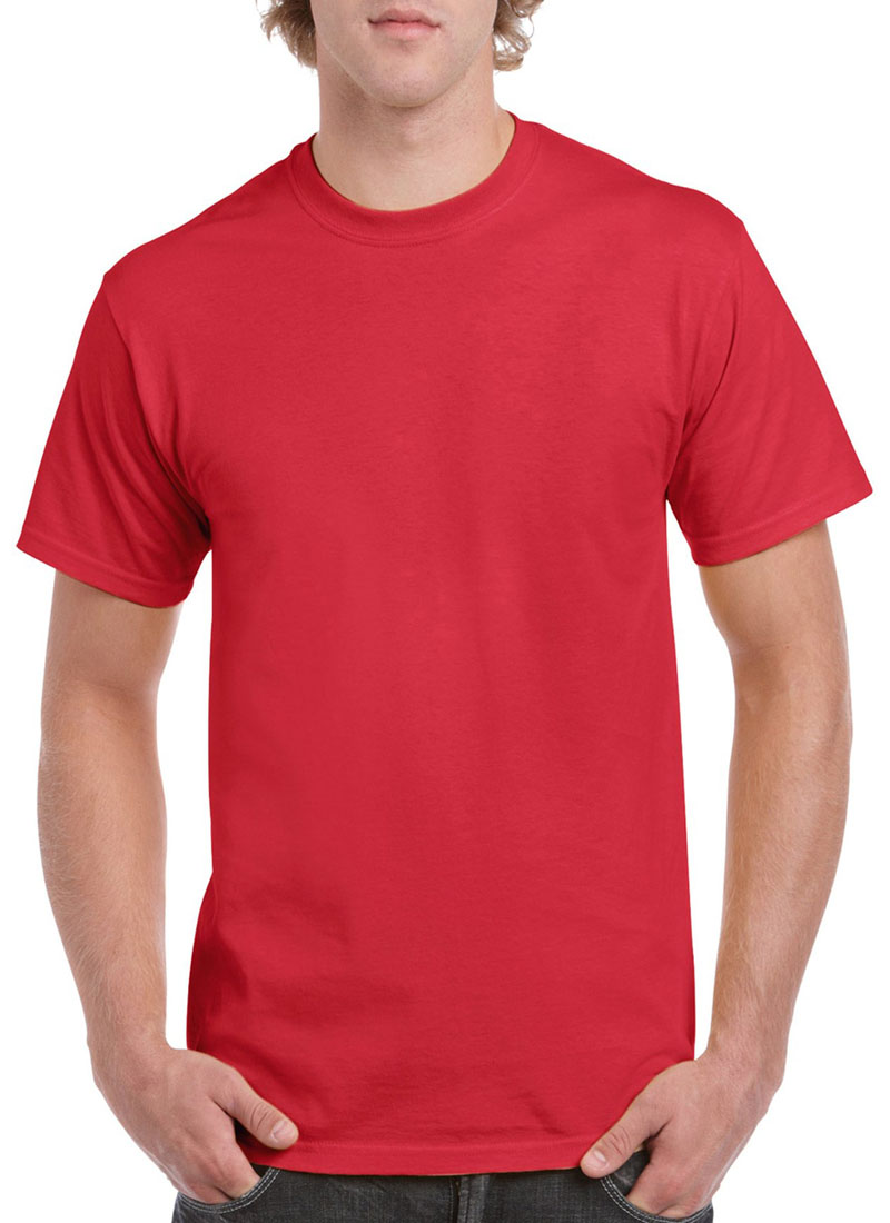 Adult T Shirt Printing Red